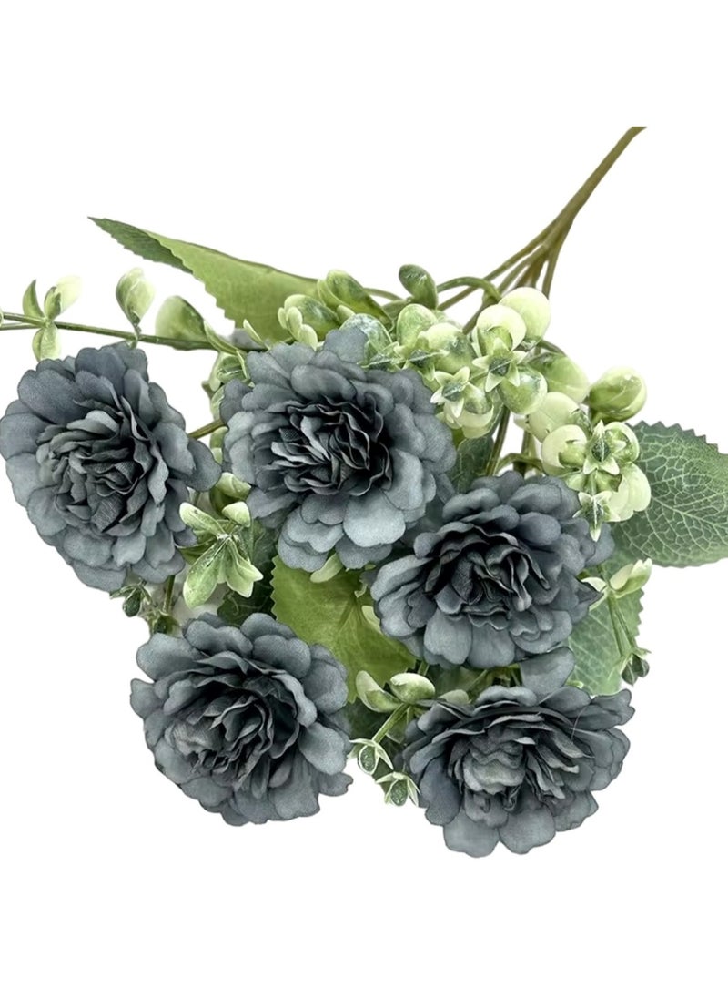 Huitich Pack Of 4 Artificial Flower Decor for Home, Parties, and Weddings Assorted  - Image 5
