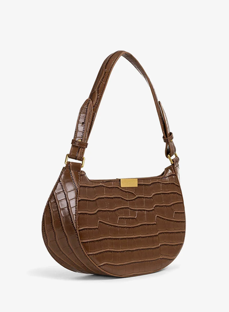 Ipekyol  Croc-Effect Double-Strap Bag for Women | Best Price UAE