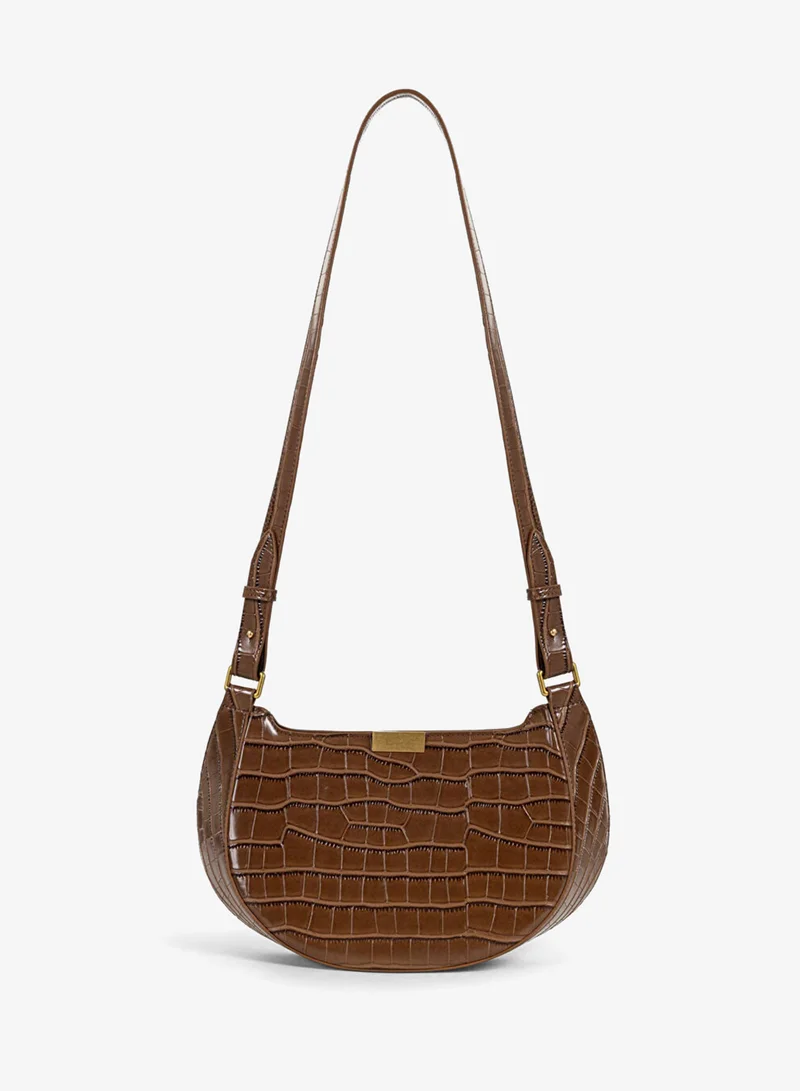 Ipekyol  Croc-Effect Double-Strap Bag for Women | Best Price UAE