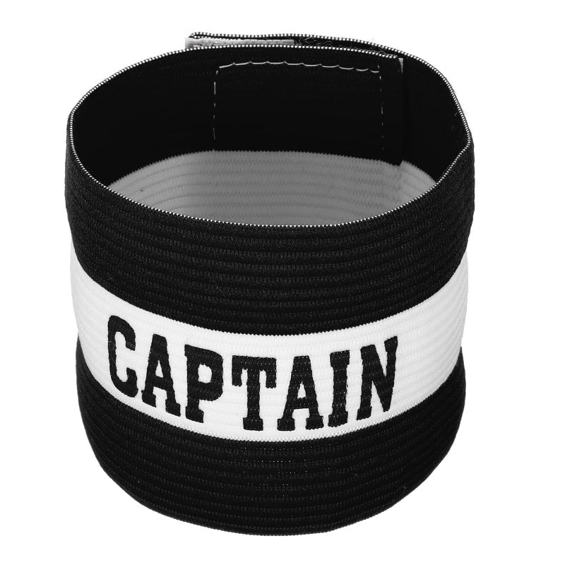 PATIKIL Captains Armband Elastic Arm Band for Soccer Team Adjustable Soccer Rugby Basketball Training Black - Image 3