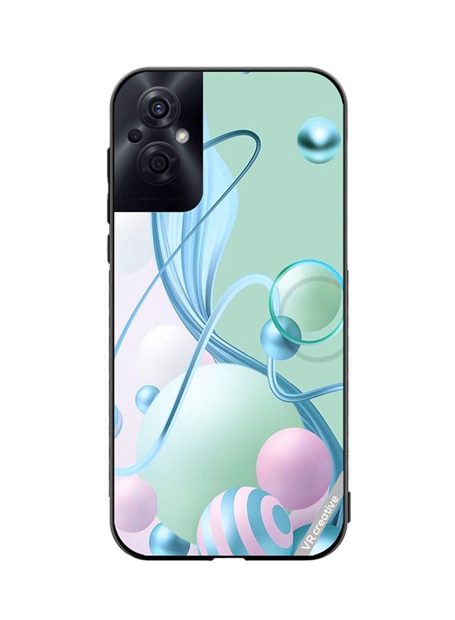 VR CREATIVE غطاء حماية لهاتف أوبو رينو8 زد بتصميم متعدد الألوان - Image 1