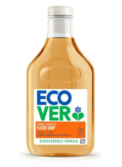 ecover Ecover Floor Soap for Porous Surfaces Orange & Lemon1L 