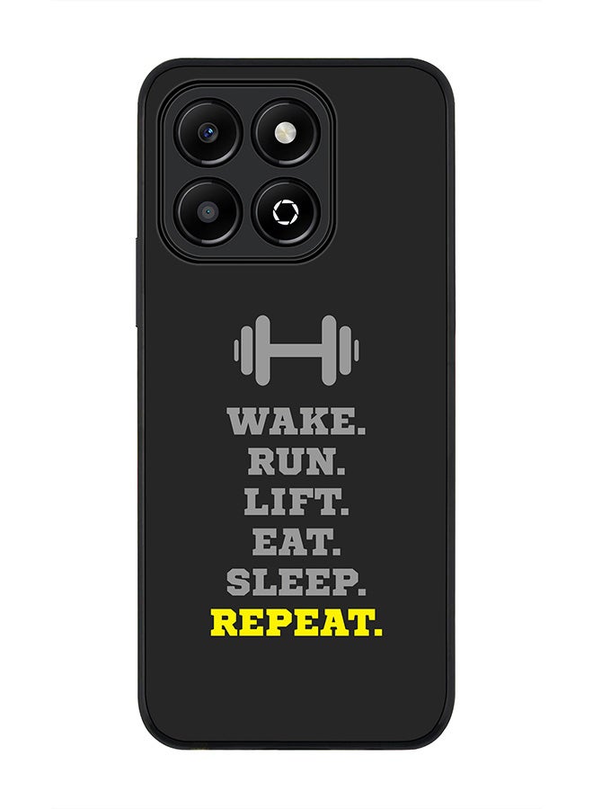 Stylizedd For Honor X6B Case,Slim fit Camera Protection, Shockproof Thin Phone cover - Routine (Grey) - Image 1