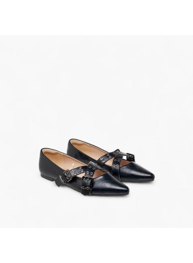 سيليست Women's Solid Slip-On Ballerina Shoes