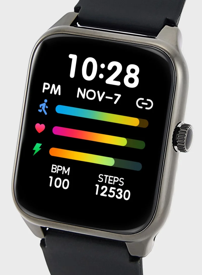 Ginger Amoled Smart Watch With Bluetooth Call, Heart Rate, Blood Pressure And Blood Oxygen Monitoring