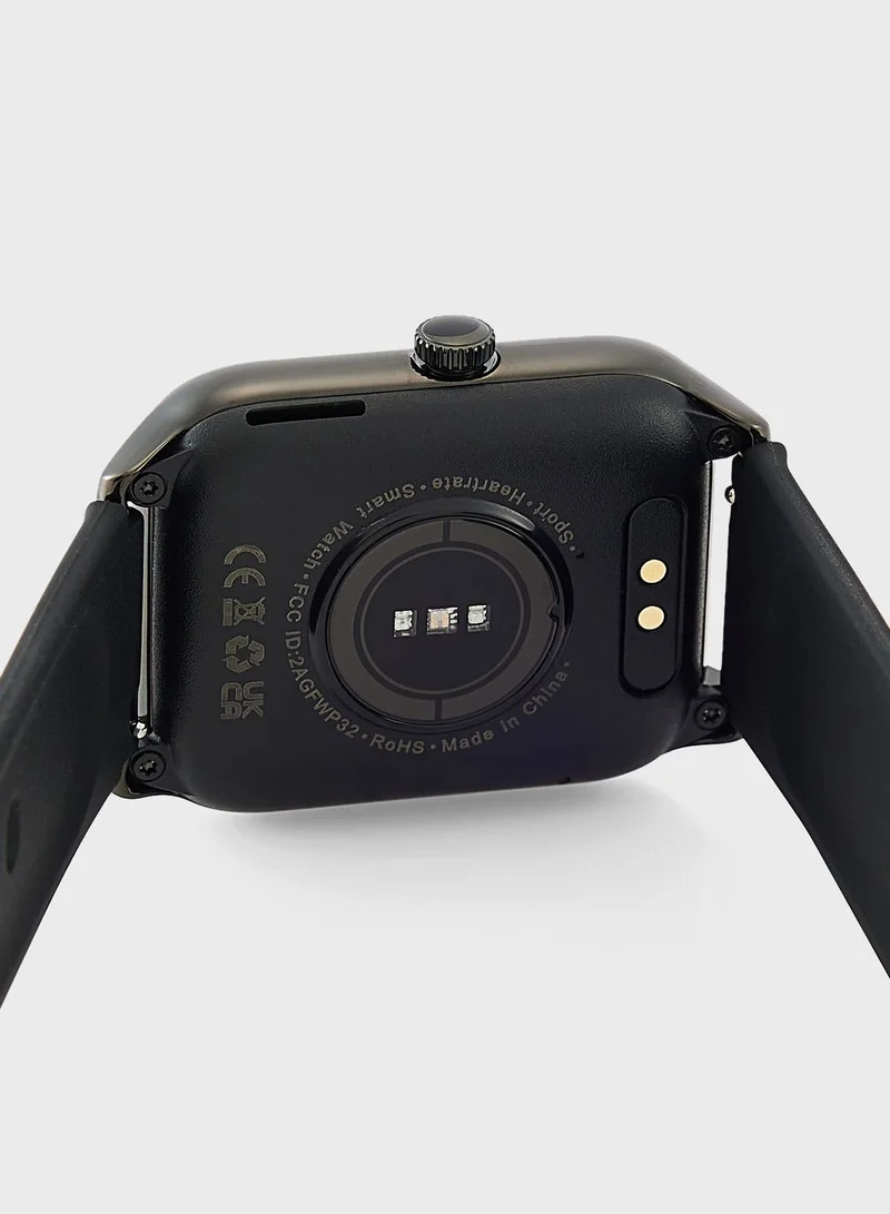 Ginger Amoled Smart Watch With Bluetooth Call, Heart Rate, Blood Pressure And Blood Oxygen Monitoring
