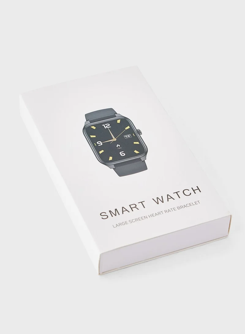 Ginger Amoled Smart Watch With Bluetooth Call, Heart Rate, Blood Pressure And Blood Oxygen Monitoring