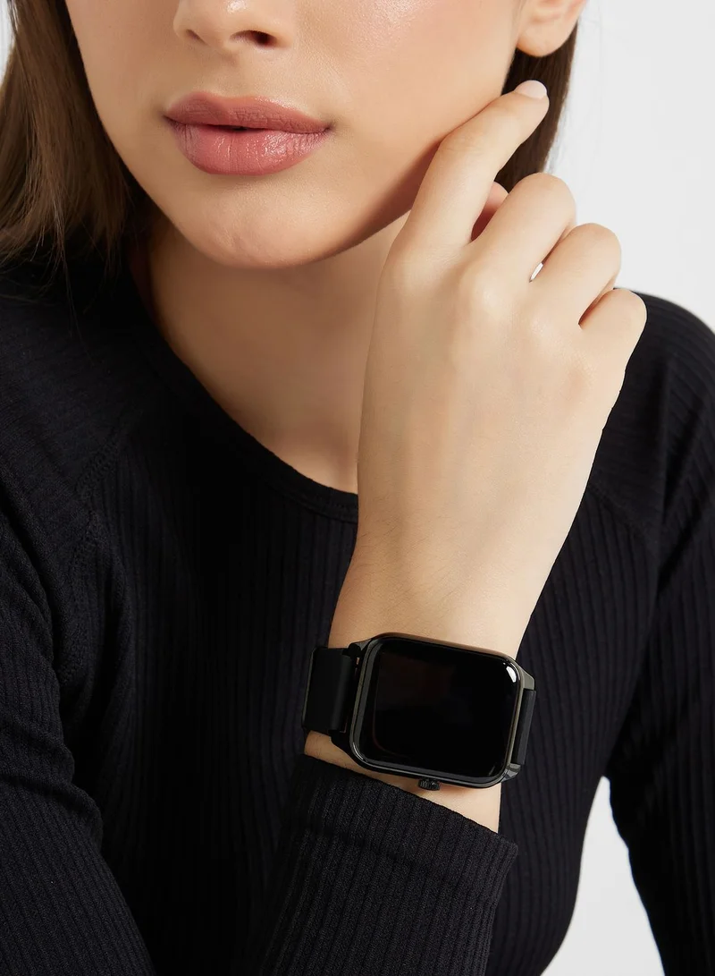 Ginger Amoled Smart Watch With Bluetooth Call, Heart Rate, Blood Pressure And Blood Oxygen Monitoring