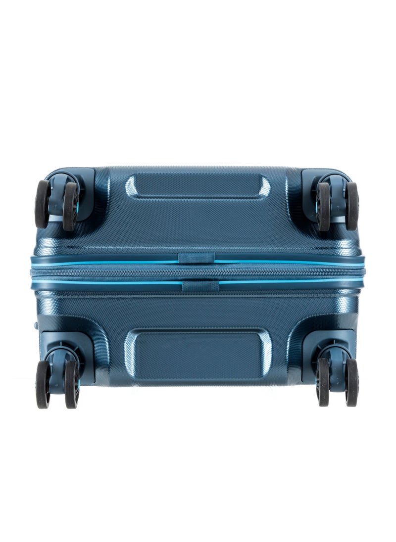 AMERICAN TOURISTER TECHNUM 55 TSA Metallic BLUE-Cabin size Hard Luggage  - Image 3
