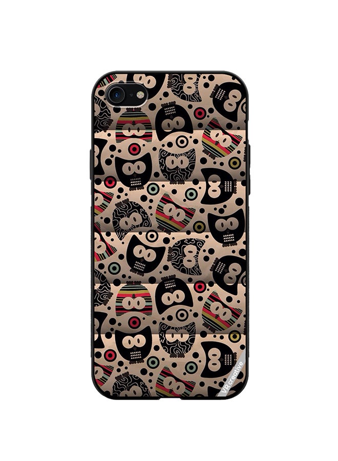 VR CREATIVE Protective Case Cover For Apple iPhone SE (2022) Cartoon Owl Design Multicolour - Image 1