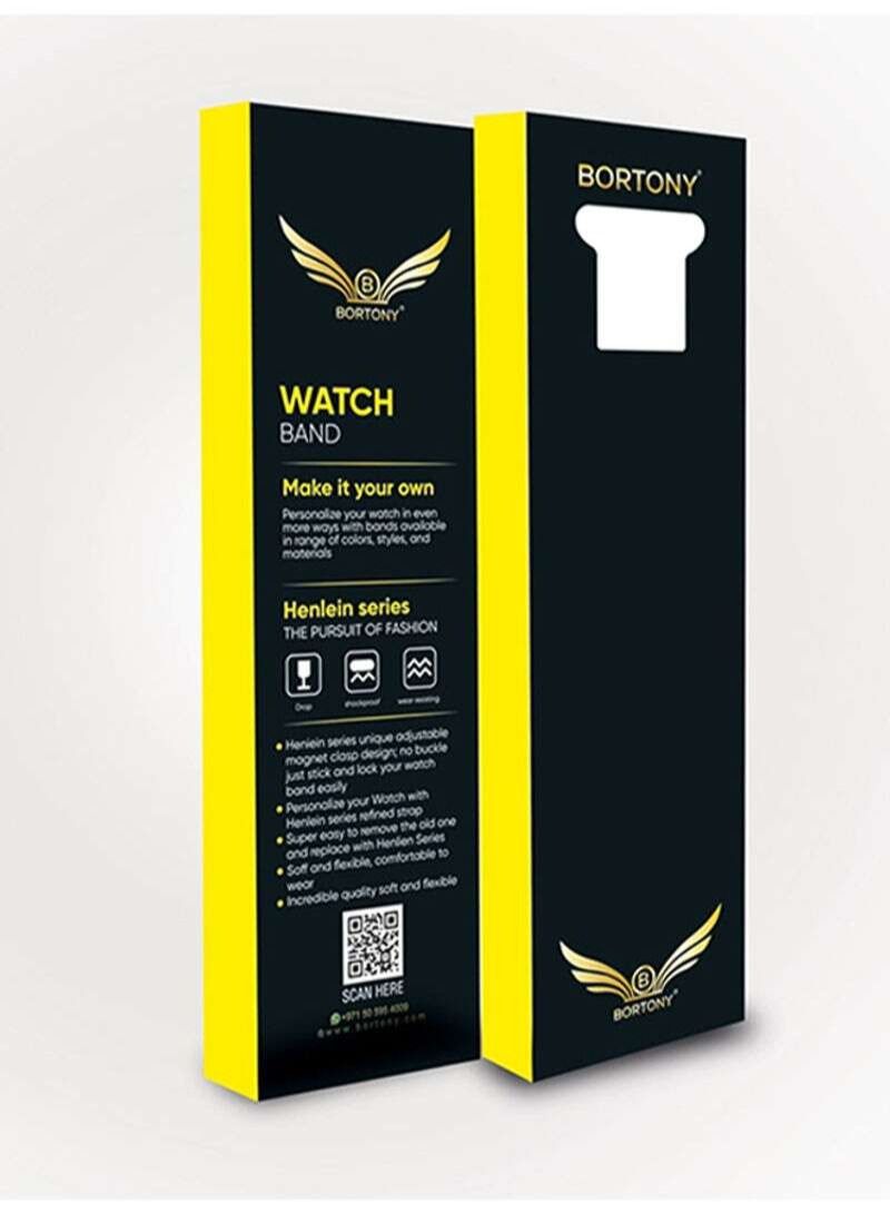 BORTONY Silicone Wrist Band For Apple Watch 38-40millimeter - Image 2