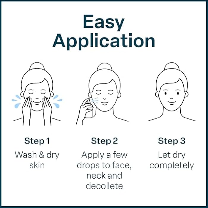 QRxLabs Peptide Complex Face Serum - Firming Collagen Booster & Hydrating Hyaluronic Acid with Chamomile Extarct - Revitalizing Antiaging Skincare - Unscented Gel, 1 Fl Oz - Image 5