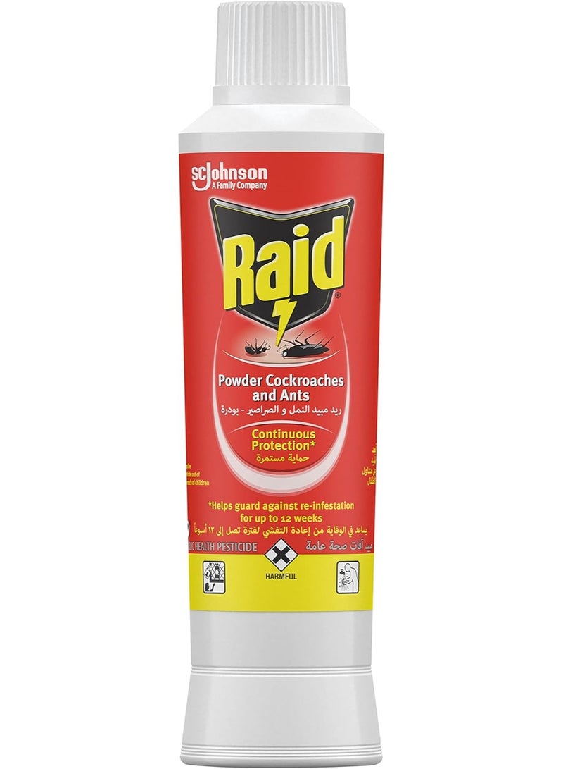 Raid Super-Fast Crawling Insect Killer Powder, Long Lasting, Leaves No Harsh Smell, 250ml - Image 1