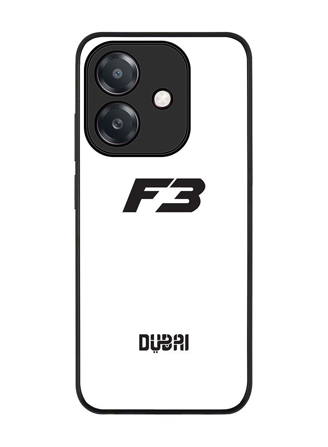 Stylizedd For Oppo A5i Case,Slim fit Camera Protection, Shockproof Thin Phone cover  -  Faz3 Dubai White