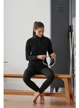 Tchibo Women Sportswear Fit Performance Top, Black  - Image 1