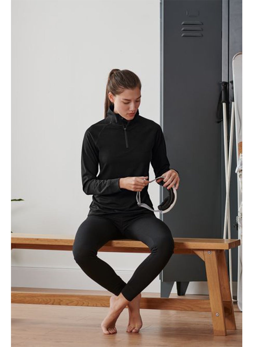 Tchibo Women Sportswear Fit Performance Top, Black  - Image 1