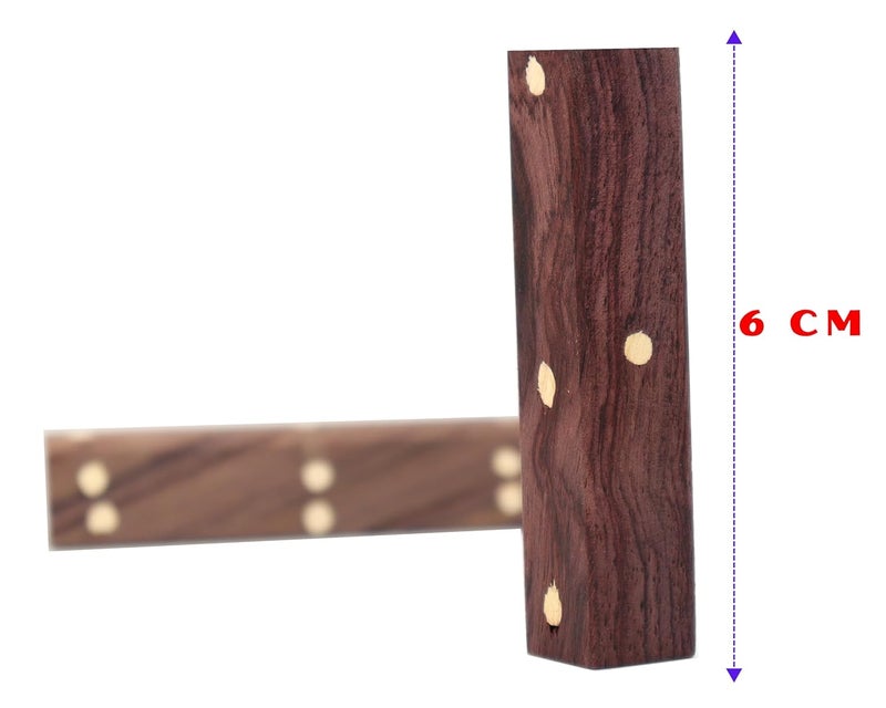 Pyengora Ludo Dice Set for Playing Snake Ladder Poker chip, Board Game Accessories, Pack of 2 no Wooden Dices - Image 3