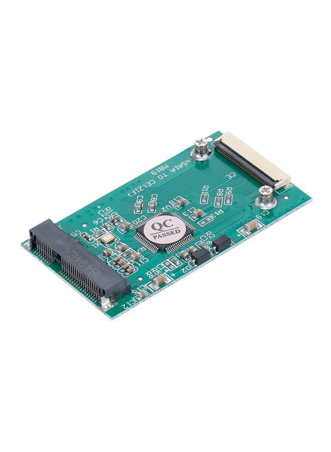 NIBEMINENT mSATA To CE/ZIF Adapter Converter Card Green/Black/Silver - Image 1