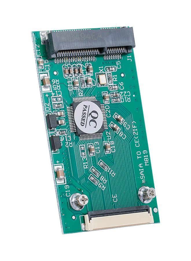 NIBEMINENT mSATA To CE/ZIF Adapter Converter Card Green/Black/Silver - Image 3