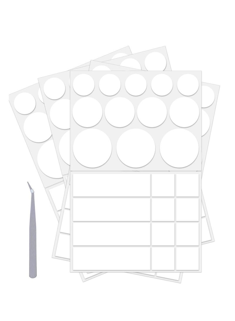 96 PCS Double Sided Tape Mounting Tape for Wall, Picture Hanging Strips for Photo Decoration, Party and More - Image 1