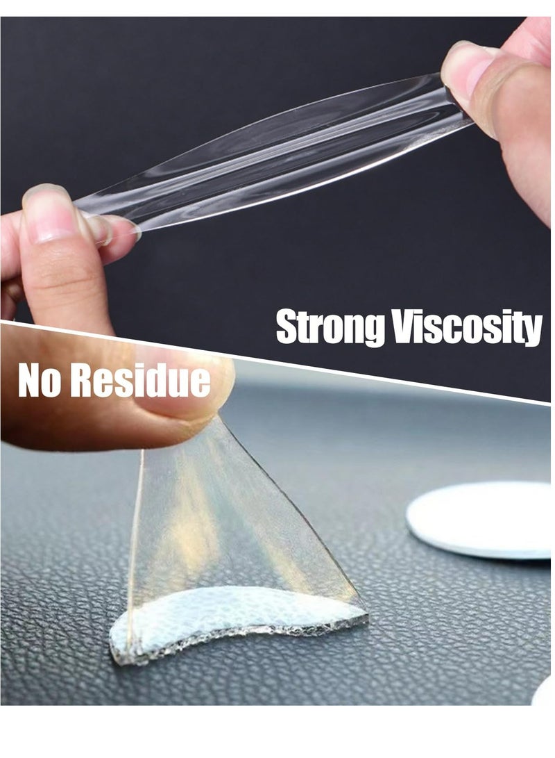 96 PCS Double Sided Tape Mounting Tape for Wall, Picture Hanging Strips for Photo Decoration, Party and More - Image 4