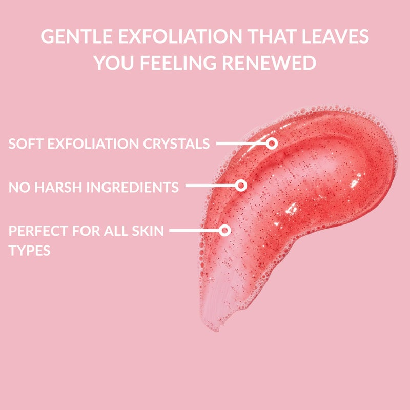 SpaScriptions Watermelon & Strawberry Exfoliating Body Wash - 32 fl oz Scented Natural Daily Cleanse Body Scrub Gel with Moisturizing Coconut Water for Smooth Radiant Refreshing Skin, Paraben Free - Image 5