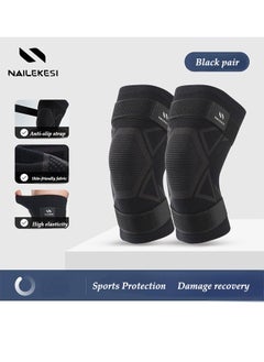 NAILEKESI NAILEKESI Pro Cycling Knee Brace – Windproof, Anti-Slip Support For Road/Mountain Biking (Unisex, Size L)  - Image 1