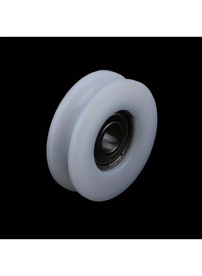 White U Groove Plastic POM Wire Rope Pulley Bearing 8x40x11 5mm 608ZZ 1pc - Image 2