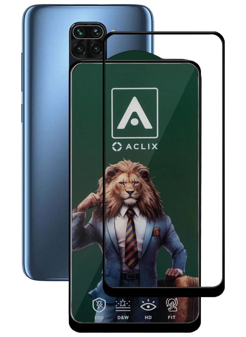 ACLIX Antistatic ESD Dustproof Premium Quality High Definition Tempered Glass Screen Protector Designed For Xiaomi Redmi Note 9 - Image 1