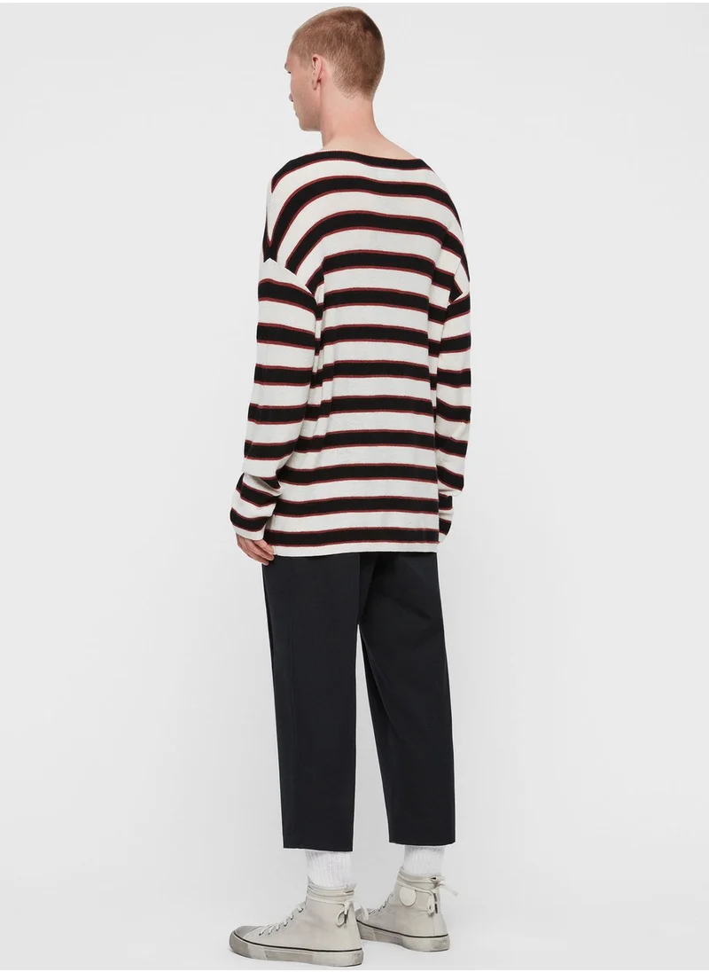 أول سينتس Terren Striped Sweater