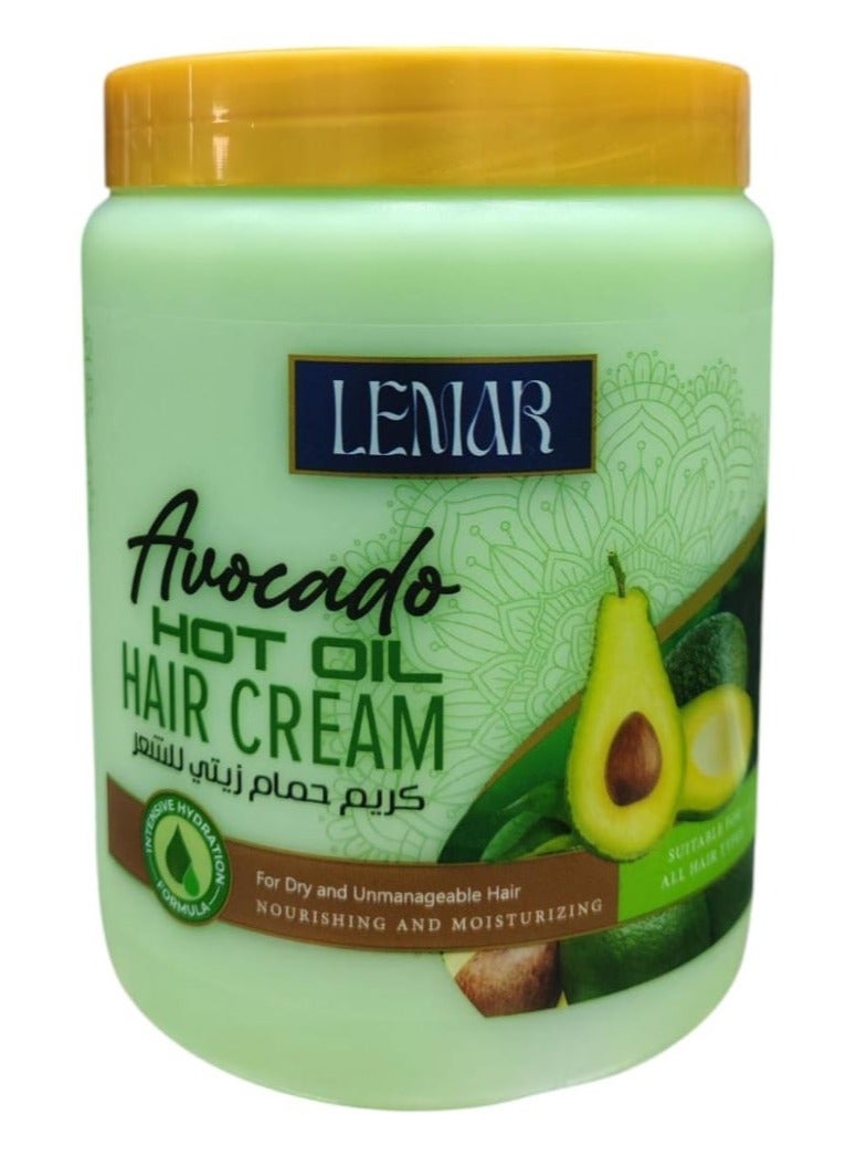 Lemar Avocado Hot Oil Hair Cream 1000 ml