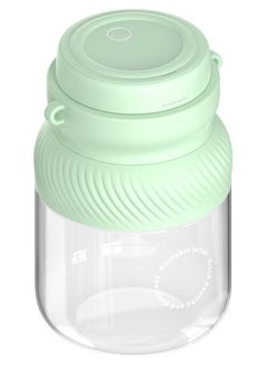 XVersion Personal Portable Rechargeable Juicer Cup 700ml Large Capacity, Fast Juicing, Stainless Steel Cutter, Easy Clean – Green  - Image 1