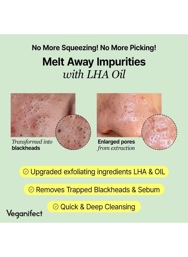 VEGANIFECT Clean and Glow Green Barley LHA Deep Cleansing Oil, Vegan Certified, Removing Heavy Makeup, Blackhead and Whitehead, 6.93 Fl Oz - Image 3