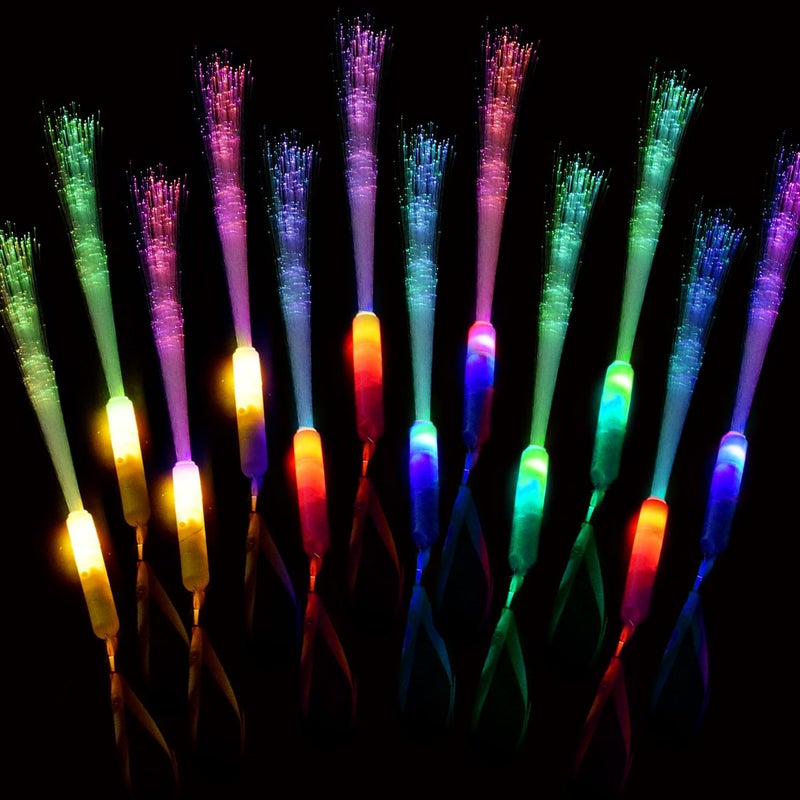 M.best Mbest 72pcs Glow Sticks Party Supplies 3 Modes Colorful Flashing LED Light Up Glow Wands Sticks for Party Favors - Image 3