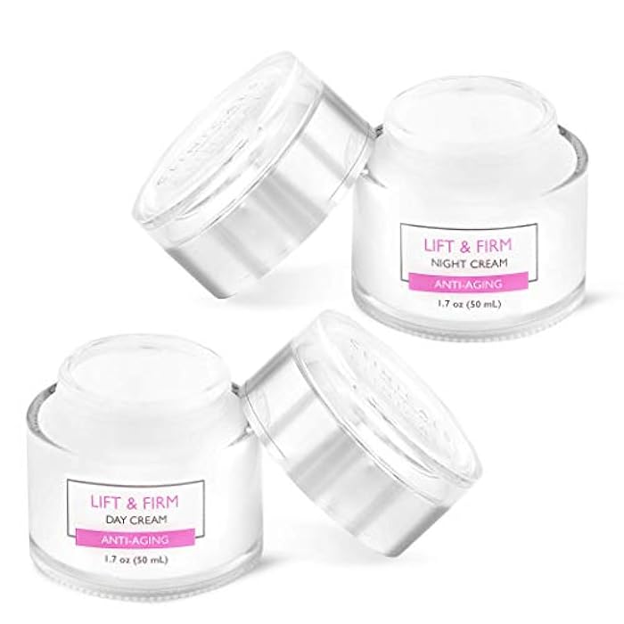 SpaScriptions Clinicals- Lift & Firm Day & Night Cream Set with Collagen - 2 Pack (1.7oz) - Image 4
