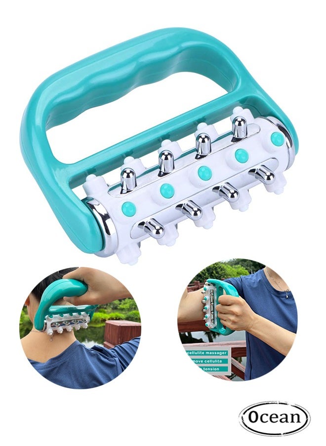 Ocean Cellulite Massager Fascia Release And Muscle Massage Roller Mini Trigger Point Deep Tissue Myofascial Release Tool Body Massager For Men And Women Green  - Image 1