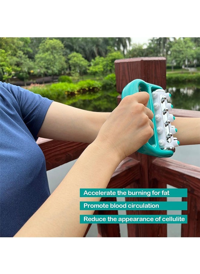 Ocean Cellulite Massager Fascia Release And Muscle Massage Roller Mini Trigger Point Deep Tissue Myofascial Release Tool Body Massager For Men And Women Green  - Image 4