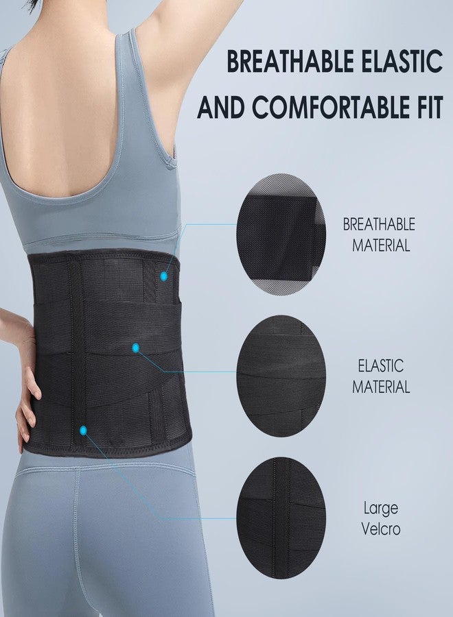 COMFYTHERA Umbilical Hernia Belt, Elastic Abdominal Binder Lower Waist Support Belt, Post Surgery Postpartum Belly Band Belly Wrap Hernia Belt Stomach Compression Wrap for Men and Women (Large) - Image 4
