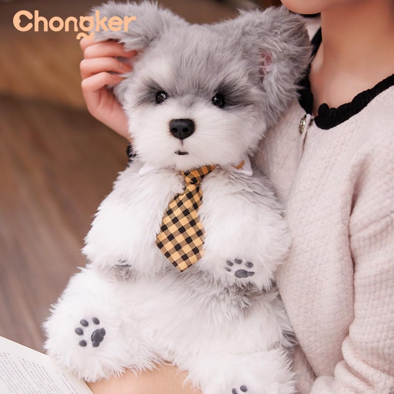 Chongker Dog Shaped Backpack, Handmade Realistic Stuffed Animals Backpack, Cute Dog Plush Bag - Image 2
