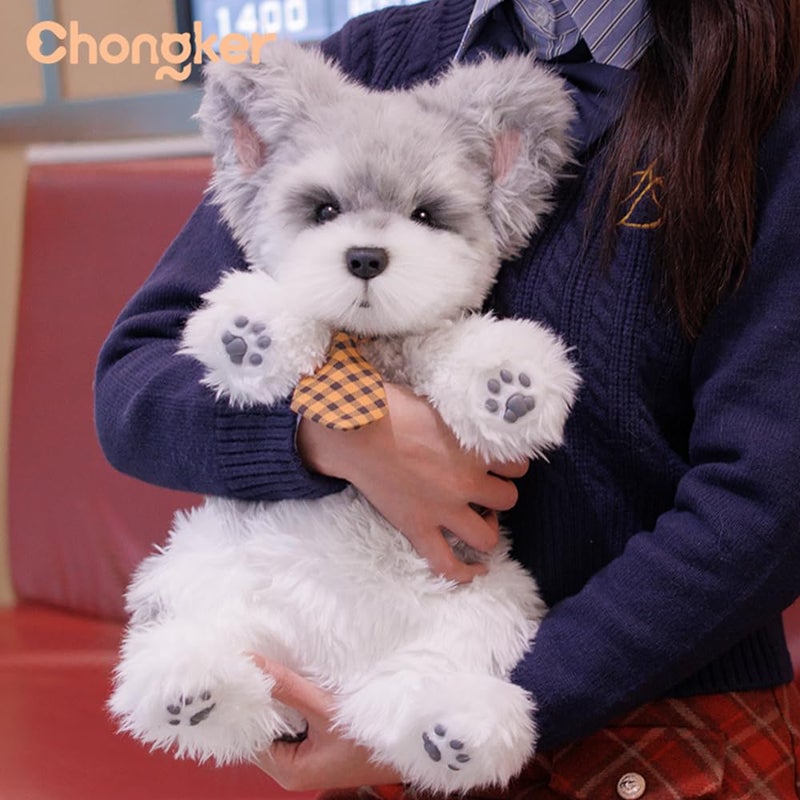 Chongker Dog Shaped Backpack, Handmade Realistic Stuffed Animals Backpack, Cute Dog Plush Bag - Image 3