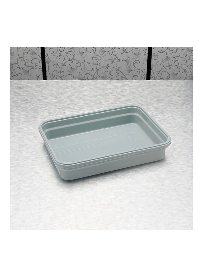 Stainless Steel Lunch Box 3-Grid Microwave Leakproof Three Compartment Meal Green 26 x 6 20cm - Image 4