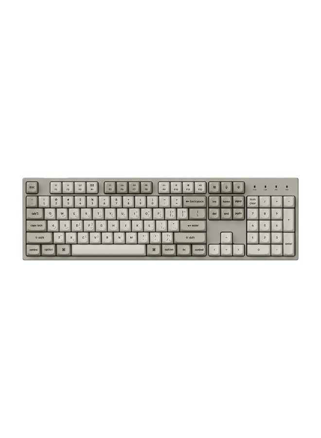 Keychron C2 Pro 8K QMK Wired Custom Mechanical Keyboard, 8000 Hz Polling Rate, ENG-ARAB Layout, Keychron Super Banana Switch, RGB Backlight, Hot-Swappable, Double-Shot PBT Keycaps, White | C2PX-M1-AR - Image 1
