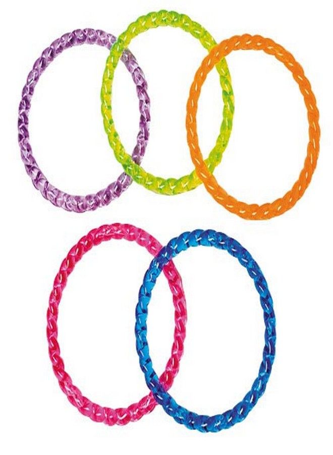 U.S. Toy Crystal Plastic Bangle Bracelets-24 Pieces, SS-UST-VL31 - Image 2