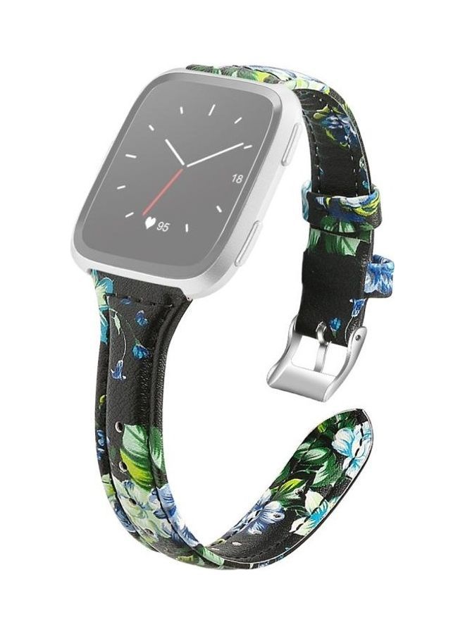 نيبمينينت سوار بديل من الجلد لساعة فيتبيت فيرسا 2 الذكية متعدد الألوان - Image 1