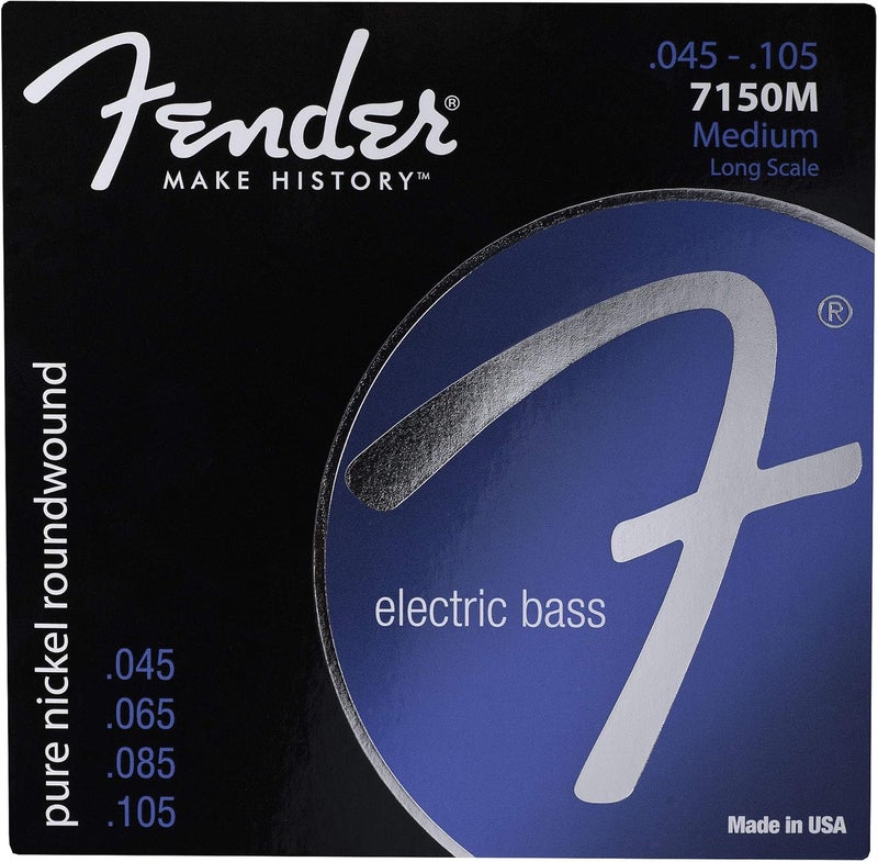Fender Originals Electric Bass String Set - 7150M (045-105) Pure Nickel Roundwound - Image 1