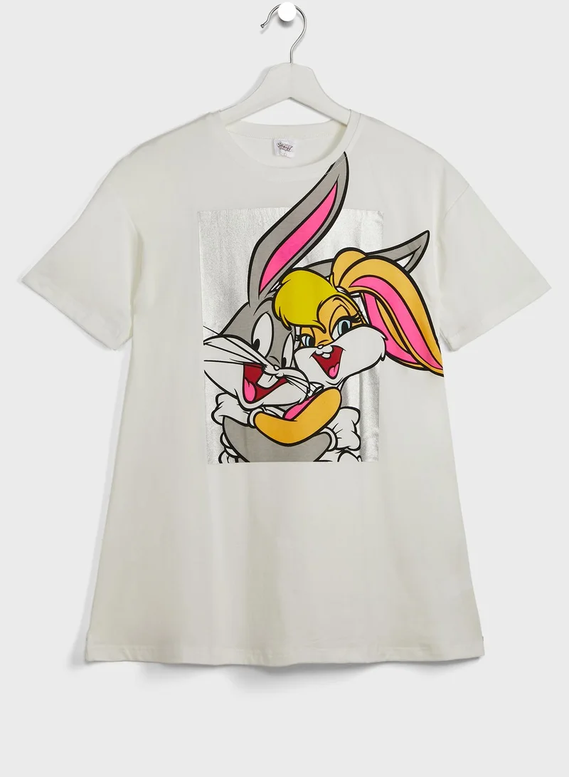 Warner Bros Youth Bugs & Lola Bunny T-Shirt