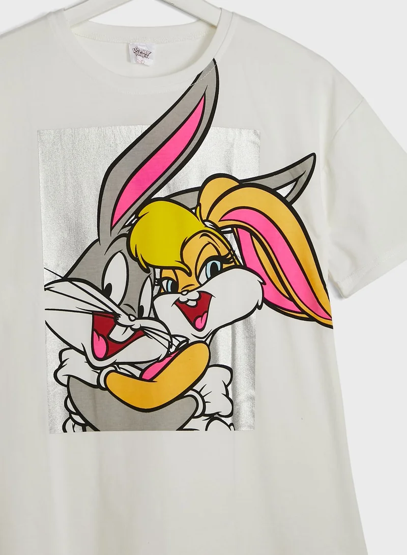 Warner Bros Youth Bugs & Lola Bunny T-Shirt