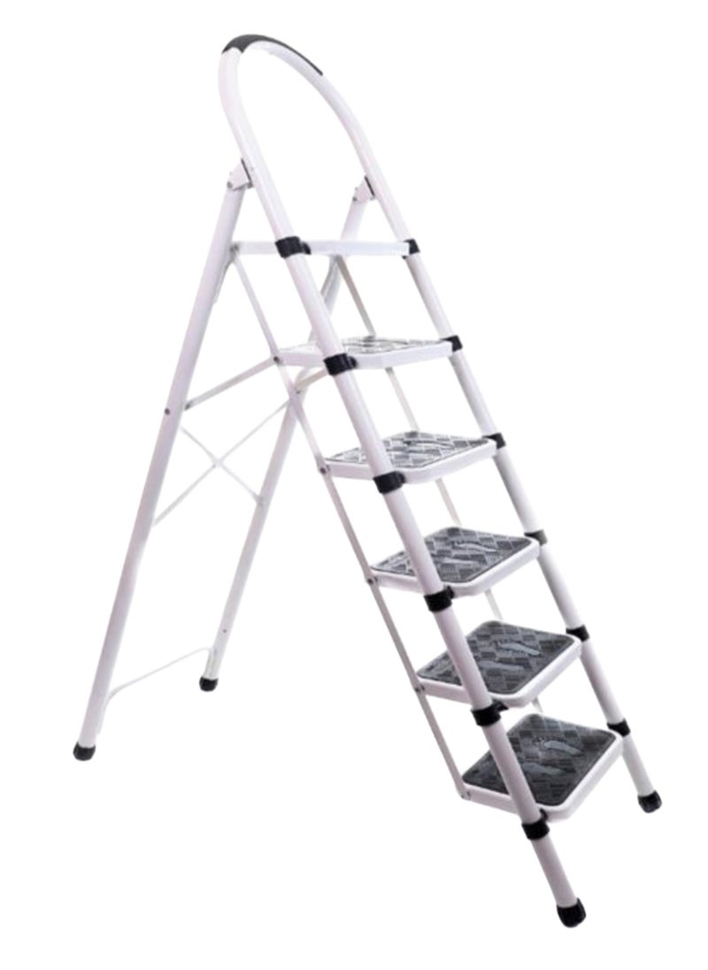 Home Ladder Metal 6 Steps for Heavy duty Usages and Heavy weights – White - pzsku/Z5E7AAA1215D8614C92F1Z/45/_/1740631336/242357e5-3188-4733-b11c-f1cd692ff22e