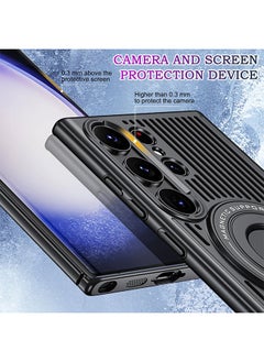 Fazza Samsung S24 Plus Phone Case, Compatible MagSafe Phone, Magnetic Car Phone Case, Drop Resistant TPU Abrasion Resistant PC Case (Black)  - Image 4