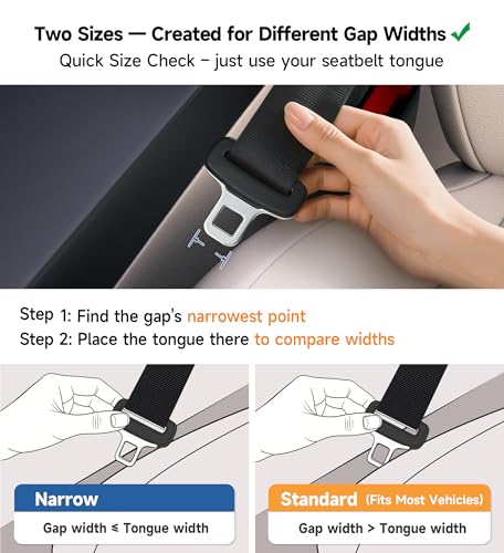 Givifive Car Seat Gap Filler Set of 2, Soft Foam Multifunctional Seat Side Gap Filler with Organizer & Hook Function, 3in1 Gap Stopper Universal Fit Car SUV Truck Fill The Gap Between Seat & Console - Image 2
